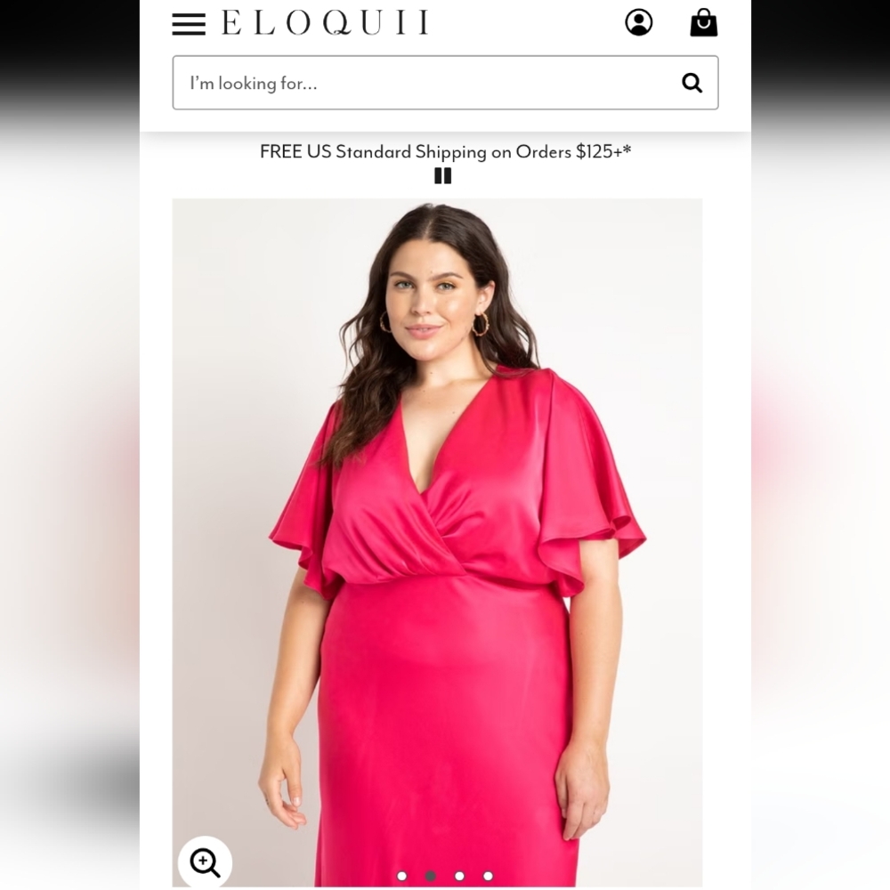 PLUS SIZE WEDDING GUEST PINK SLIPDRESS